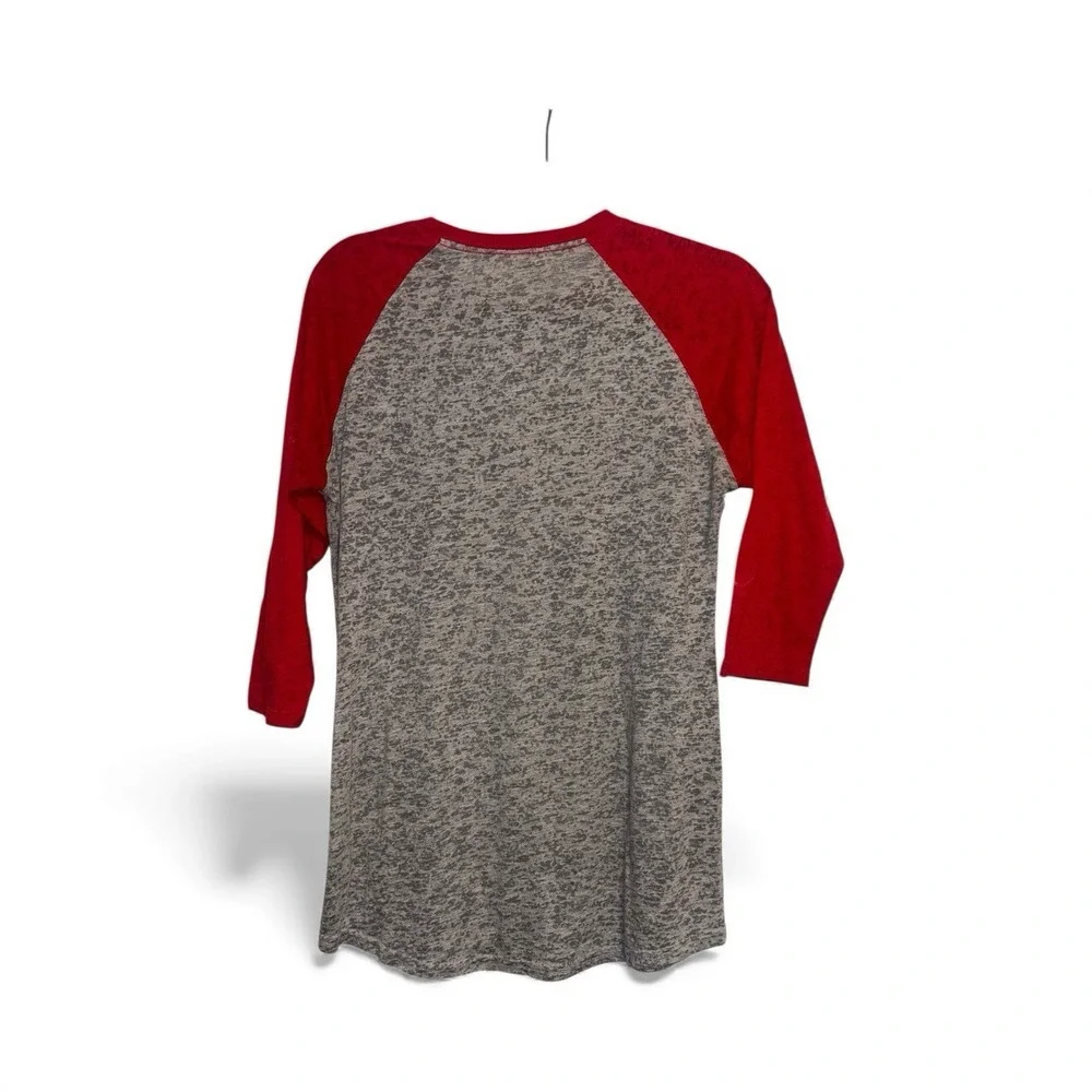 USC Trojans 3/4 Sleeve T Shirt Women's Large‎ Red/ Gray
